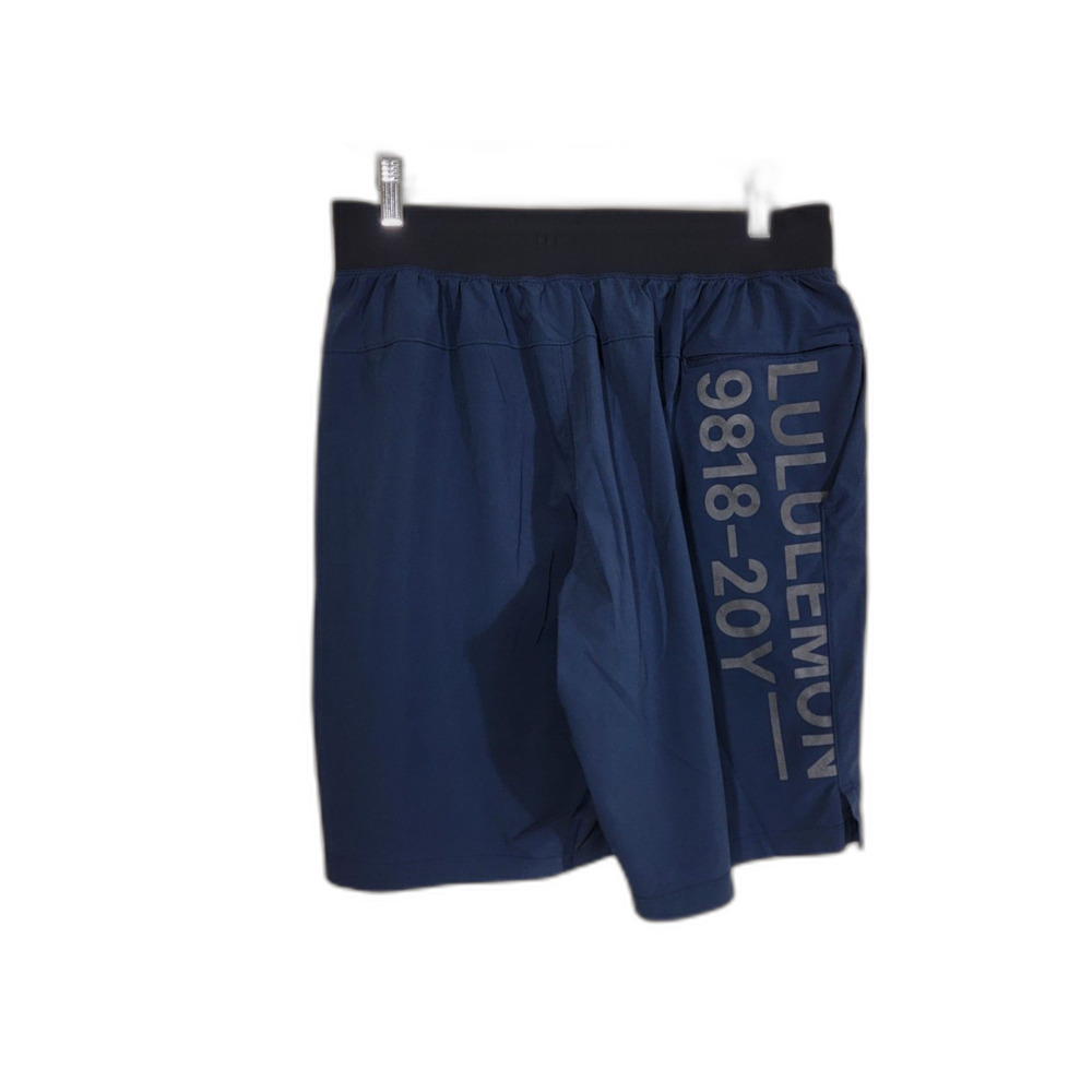 Lululemon Men's Navy Blue Shorts - Medium
